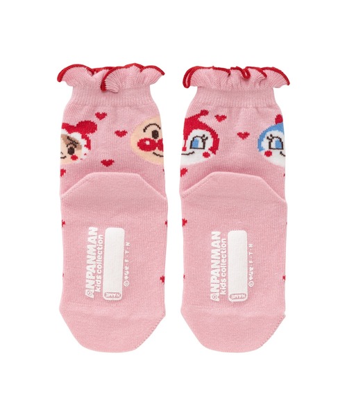 ANPANMAN KIDS COLLECTION(アンパンマンキッズコレクション)の「ハートドット柄クルーソックス(ソックス/靴下・キッズ・グレー/ピンク・9-11cm/15-17cm/13-15cm/11-13cm)」の14枚目の写真