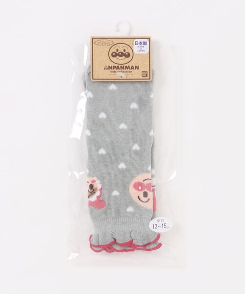 ANPANMAN KIDS COLLECTION(アンパンマンキッズコレクション)の「ハートドット柄クルーソックス(ソックス/靴下・キッズ・グレー/ピンク・9-11cm/15-17cm/13-15cm/11-13cm)」の8枚目の写真