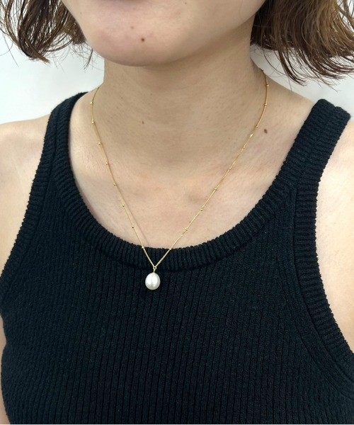 新品MARIHA 月の夢 スタッドチェーン ネックレス 47cm