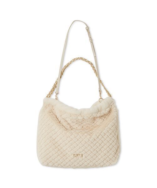 FURFUR(ファーファー)の「【WEB限定カラー】マテリアル巾着バッグ(トートバッグ・レディース・ベージュ/ピンク/サックスブルー/アイボリー/オリーブ・F)」の10枚目の写真