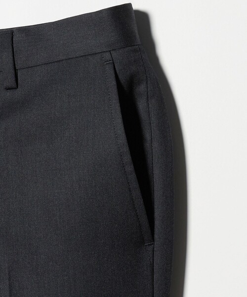 green label relaxing（グリーンレーベルリラクシング）の「REDA サージ スリム ノープリーツ スーツパンツ（スーツパンツ・メンズ・ダークブラウン/ネイビー/ブラック/ダークグレー・80/76/84/88/72/92）」の16枚目の写真