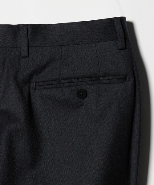 green label relaxing（グリーンレーベルリラクシング）の「REDA サージ スリム ノープリーツ スーツパンツ（スーツパンツ・メンズ・ダークブラウン/ネイビー/ブラック/ダークグレー・80/76/84/88/72/92）」の17枚目の写真