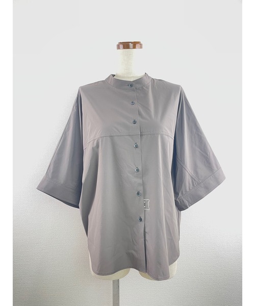 Rydia(リディア)の「ドルマンシャツ(シャツ/ブラウス・レディース・モカ/ブラック/ライトベージュ・M)」の3枚目の写真