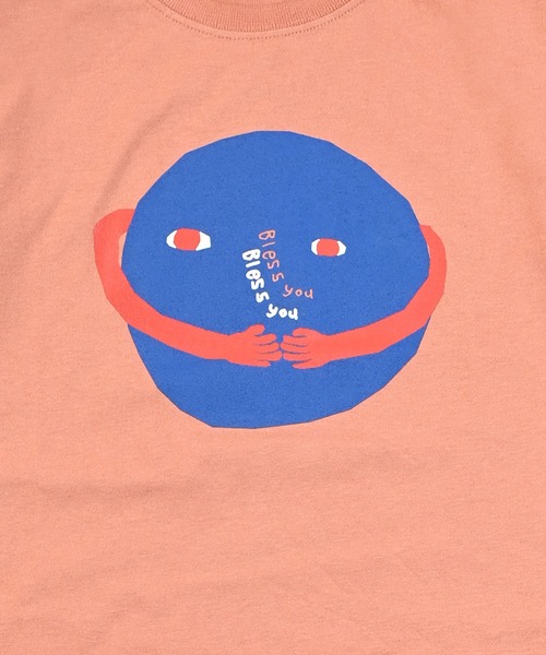 MARKEY'S（マーキーズ）の「ソデリブビッグロンＴ/前後プリント（Tシャツ/カットソー・キッズ・オフホワイト/オレンジ/グリーン/杢グレー・100/140/130/110/90/80/120/150）」の22枚目の写真