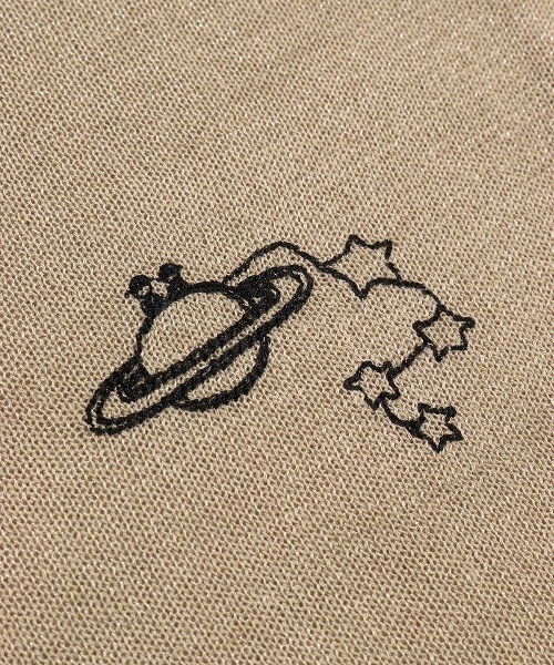Picone CLUB(ピッコーネクラブ)の「ラメニット刺繍カーディガン(カーディガン/ボレロ・レディース・ベージュ/ネイビー/ライトグレー・S/M)」の19枚目の写真