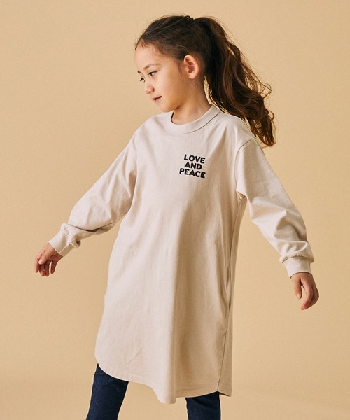 FOV（フォブ）の「フォブ HEART ワンピース（ワンピース・キッズ・ベージュ系その他/ブラック/チャコールグレー・M/L/XL）」の3枚目の写真