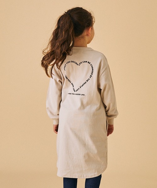 FOV（フォブ）の「フォブ HEART ワンピース（ワンピース・キッズ・ベージュ系その他/ブラック/チャコールグレー・M/L/XL/S）」の13枚目の写真