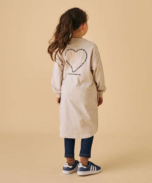 FOV（フォブ）の「フォブ HEART ワンピース（ワンピース・キッズ・ベージュ系その他/ブラック/チャコールグレー・M/L/XL/S）」の14枚目の写真