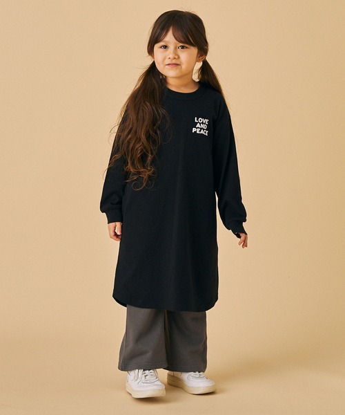 FOV（フォブ）の「フォブ HEART ワンピース（ワンピース・キッズ・ベージュ系その他/ブラック/チャコールグレー・M/L/XL/S）」の4枚目の写真