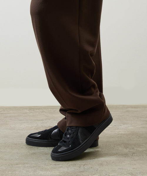 And A(アンドエー)の「ALTERUM オルタム / VIBRAM SOLE GERMAN ARMY TRAINER 日本製オリジナルカウレザーVIBRAMソールジャーマントレーナー / 1175L(スニーカー・メンズ・ホワイト×ホワイト/ブラック×ブラック・7/8/9/6)」の4枚目の写真