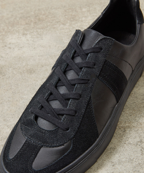 And A(アンドエー)の「ALTERUM オルタム / VIBRAM SOLE GERMAN ARMY TRAINER 日本製オリジナルカウレザーVIBRAMソールジャーマントレーナー / 1175L(スニーカー・メンズ・ホワイト×ホワイト/ブラック×ブラック・7/8/9/6)」の21枚目の写真