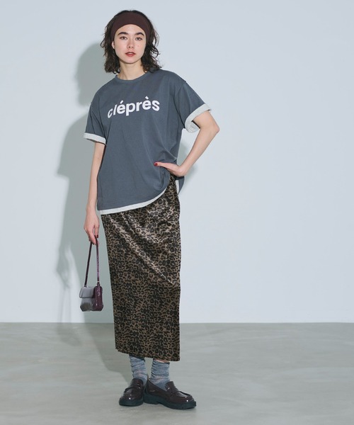 coca(coca)(コカ)の「レオパードベロアスカート(スカート・レディース・レオパード・S/M/L)」の2枚目の写真