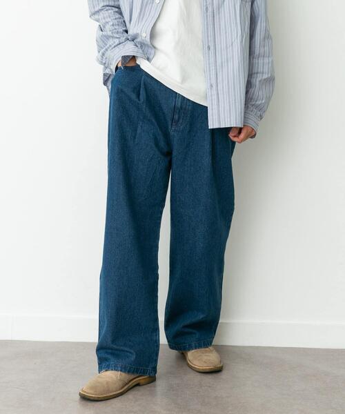 RED KAP(レッドキャップ)の「『別注』RED KAP×Sonny Label ワイドタックデニム(デニムパンツ・メンズ・ブラック/インディゴブルー・LARGE/MEDIUM/SMALL)」の4枚目の写真