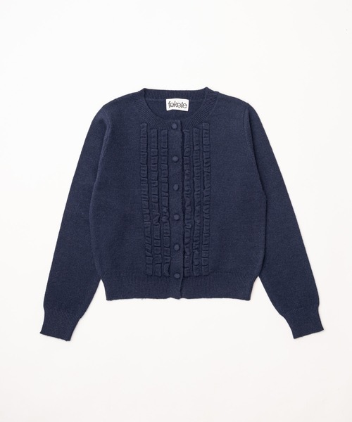 knit frill cardigan / ニットフリルカーディガン（カーディガン