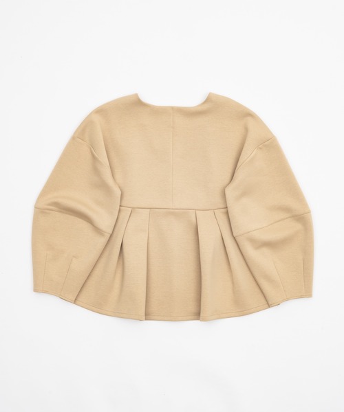 Cocoon peplum cardigan/コクーンペプラムカーディガン（カーディガン