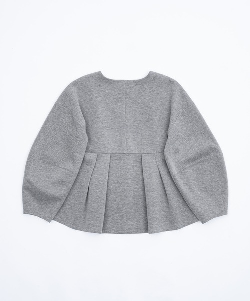 Cocoon peplum cardigan/コクーンペプラムカーディガン（カーディガン