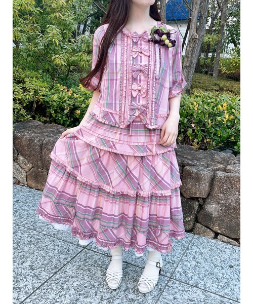 PINK HOUSE（ピンクハウス）の「オリジナルチェックブラウス（シャツ