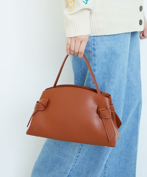 le.coeur blanc（ルクールブラン）の「ノットワンハンドルバッグ（ハンドバッグ・レディース・ブラウン・FREE）」の6枚目の写真