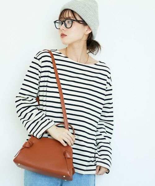 le.coeur blanc（ルクールブラン）の「ノットワンハンドルバッグ（ハンドバッグ・レディース・ブラウン・FREE）」の9枚目の写真