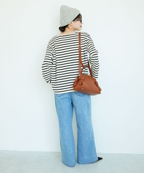 le.coeur blanc（ルクールブラン）の「ノットワンハンドルバッグ（ハンドバッグ・レディース・ブラウン・FREE）」の10枚目の写真