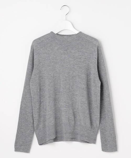 J.PRESS(ジェイプレス)の「SOFT TOUCH WOOL 立ち襟 ニット(ニット/セーター・レディース・パイングリーン系/ダークブラウン系/ライトグレー系/イエロー系・LARGE/MEDIUM)」の17枚目の写真