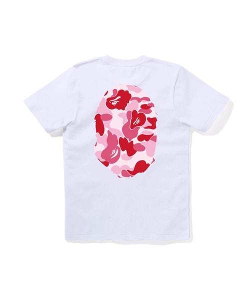 A BATHING APE(アベイシングエイプ)の「ABC CAMO BIG APE HEAD TEE(Tシャツ/カットソー・レディース・ブラック×ブルー/ブラック×ピンク/ホワイト×ピンク/ホワイト×グリーン/ブラック×グリーン/ホワイト×ブルー・SMALL/X-SMALL/MEDIUM/XX-SMALL)」の9枚目の写真