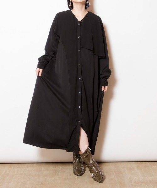 セール】シフォンレイヤードワンピース（ワンピース）｜OSMOSIS