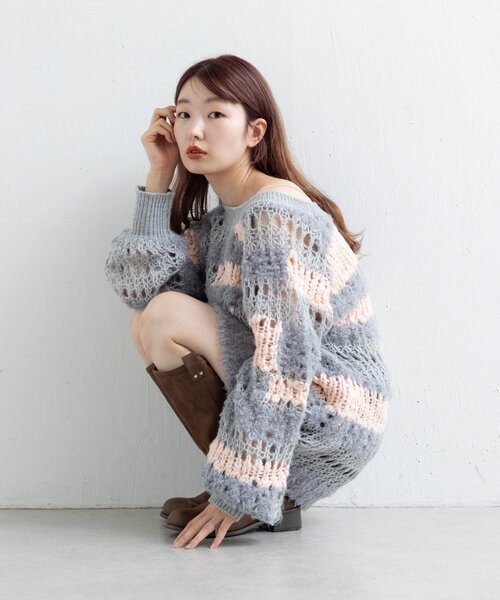カタリスト　オーバーサイズニットセーター カタリスト オーバーサイズニットセーター