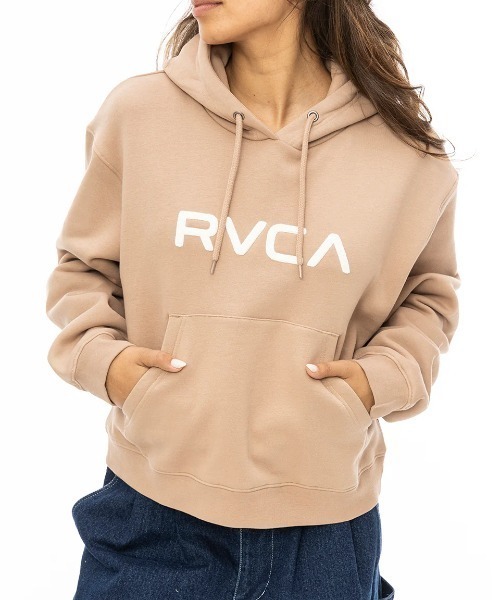 RVCA(ルーカ)の「【RVCA/ルーカ】24AW BIG RVCA HOODIE/ロゴプルオーバーパーカー・フーディー(パーカー・レディース・ホワイト/サンドベージュ/ブラック系その他/ブラック・MEDIUM/SMALL)」の4枚目の写真