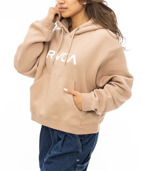 RVCA(ルーカ)の「【RVCA/ルーカ】24AW BIG RVCA HOODIE/ロゴプルオーバーパーカー・フーディー(パーカー・レディース・ホワイト/サンドベージュ/ブラック系その他/ブラック・MEDIUM/SMALL)」の13枚目の写真