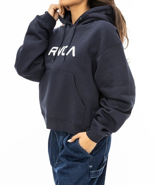 RVCA(ルーカ)の「【RVCA/ルーカ】24AW BIG RVCA HOODIE/ロゴプルオーバーパーカー・フーディー(パーカー・レディース・ホワイト/サンドベージュ/ブラック系その他/ブラック・MEDIUM/SMALL)」の7枚目の写真