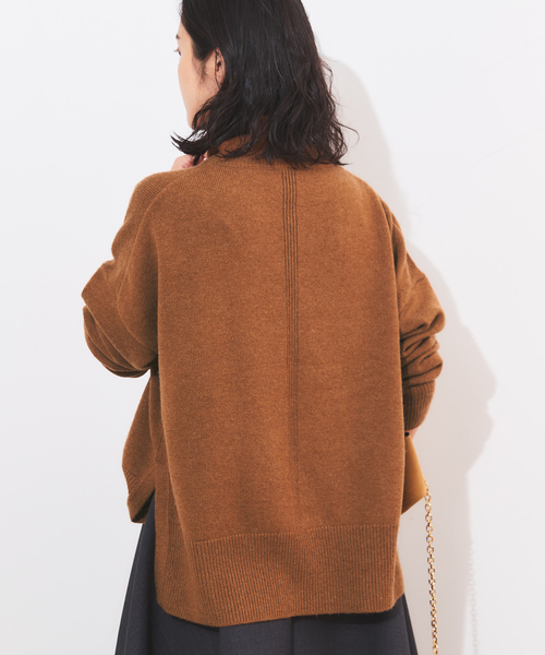 journal standard L'essage（ジャーナルスタンダードレサージュ）の「カシミヤMIXハイネックプルオーバー（ニット/セーター・レディース・グレー/シャーベット/キャメル・FREE）」の16枚目の写真