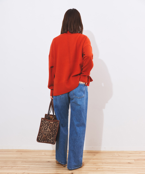 journal standard L'essage（ジャーナルスタンダードレサージュ）の「カシミヤMIXハイネックプルオーバー（ニット/セーター・レディース・グレー/シャーベット/キャメル・FREE）」の20枚目の写真