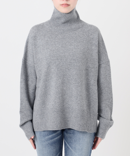 セール】カシミヤMIXハイネックプルオーバー（ニット/セーター