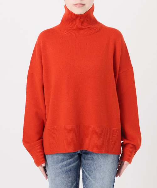 セール】カシミヤMIXハイネックプルオーバー（ニット/セーター