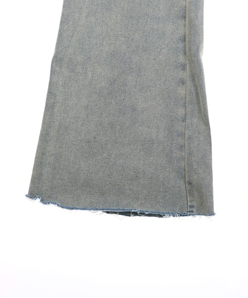 ANAP（アナップ）の「レースアップ フレア デニム サロペット（サロペット/オーバーオール・レディース・ブラック/ブルー・M/S）」の17枚目の写真