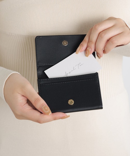 ALTROSE（アルトローズ）の「シンプル ベーシック カードケース 名刺ケース 名刺入れ マーブル クロコ シンシア（名刺入れ・レディース・ブラック系/グレイッシュベージュ/ブラック/ベージュ系/ピンク・FREE）」の20枚目の写真