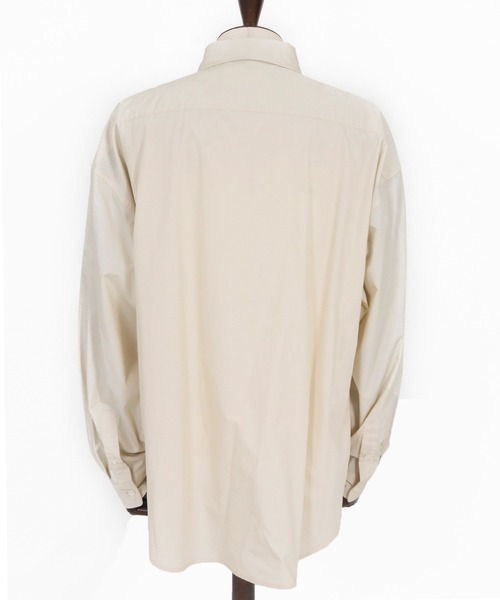 ADAM PATEK(アダムパテック)の「【ADAMPATEK/アダムパテック】James Fabric typewriter shirt タイプライターシャツ(シャツ/ブラウス・メンズ・ベージュ/ホワイト/ブラック・1/2)」の8枚目の写真