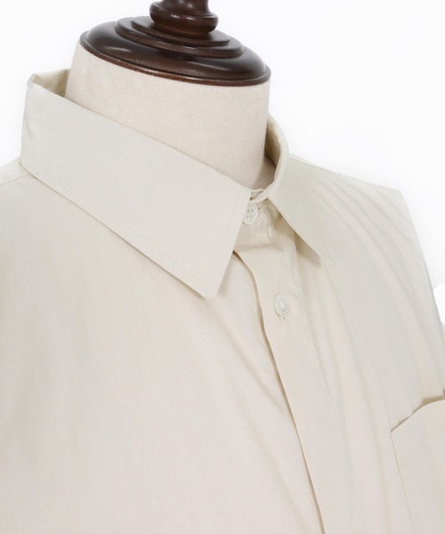 ADAM PATEK(アダムパテック)の「【ADAMPATEK/アダムパテック】James Fabric typewriter shirt タイプライターシャツ(シャツ/ブラウス・メンズ・ベージュ/ホワイト/ブラック・1/2)」の17枚目の写真