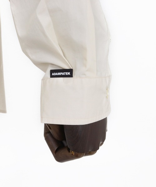 ADAM PATEK(アダムパテック)の「【ADAMPATEK/アダムパテック】James Fabric typewriter shirt タイプライターシャツ(シャツ/ブラウス・メンズ・ベージュ/ホワイト/ブラック・1/2)」の13枚目の写真