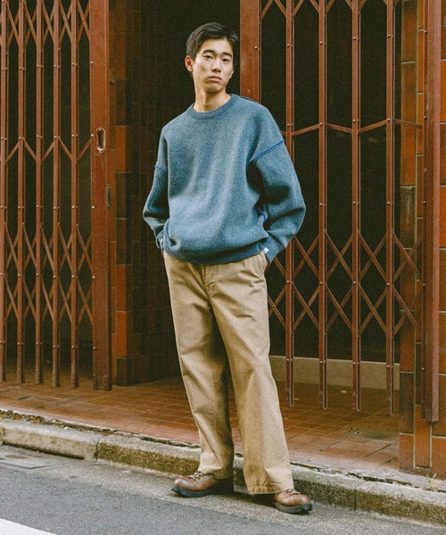 niko and...（ニコアンド）の「フレンチワークパンツ（その他パンツ・メンズ・ベージュ/ブルー・LARGE/MEDIUM）」の18枚目の写真