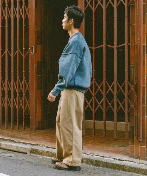 niko and...（ニコアンド）の「フレンチワークパンツ（その他パンツ・メンズ・ベージュ/ブルー・LARGE/MEDIUM）」の19枚目の写真