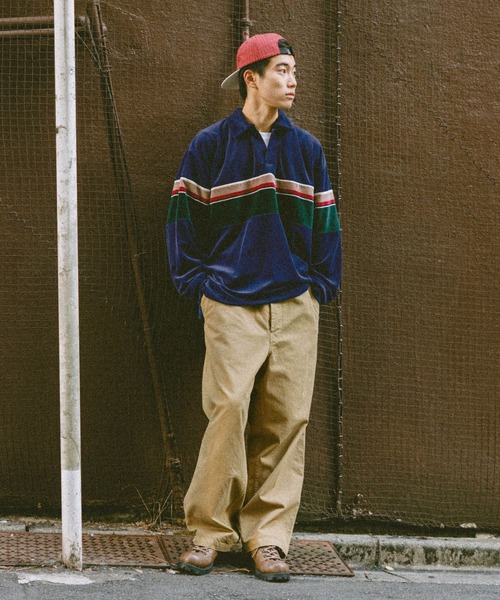 niko and...（ニコアンド）の「フレンチワークパンツ（その他パンツ・メンズ・ベージュ/ブルー・LARGE/MEDIUM）」の21枚目の写真