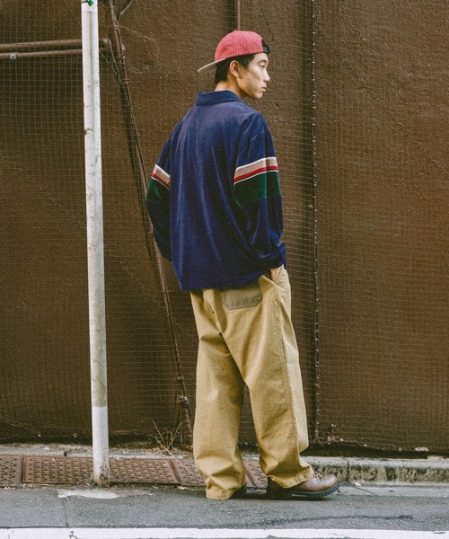 niko and...（ニコアンド）の「フレンチワークパンツ（その他パンツ・メンズ・ベージュ/ブルー・LARGE/MEDIUM）」の22枚目の写真