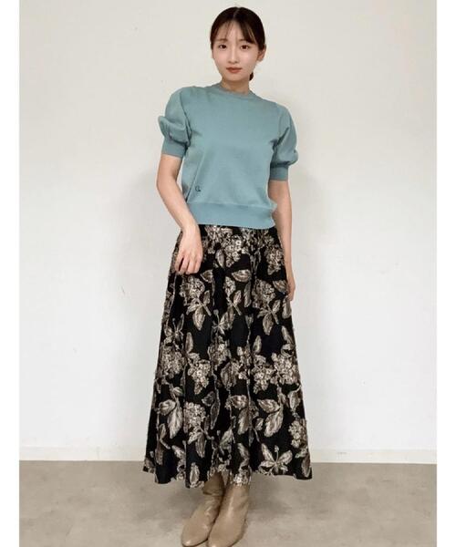 DRESSTERIOR(ドレステリア)の「ジャカードフレアスカート(スカート・レディース・ブラック系3・34/36/38/40)」の12枚目の写真