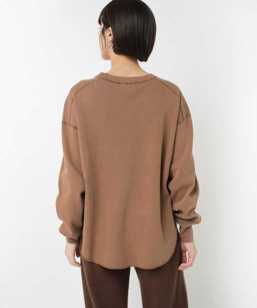 RNA-N(アールエヌエーエヌ)の「M2574 ピグメントダイリブプルオーバー(Tシャツ/カットソー・レディース・ブラウン/ブルー/チャコール・FREE)」の10枚目の写真