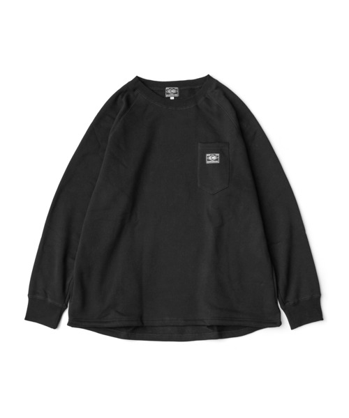 BIG MIKE（ビッグマイク）の「BIG MIKE サングラスポケット クルースウェット（スウェット・メンズ・ブラック/グレー/サンドベージュ・LARGE/X-LARGE）」の13枚目の写真
