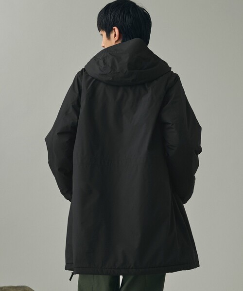 AIGLE(エーグル)の「【RainPack Warm】透湿防水 レインパックウォーム ロングジャケット(ダウンジャケット/コート・レディース・ブラック/アイボリー/ブルーグレー/モスグリーン/ダークネイビー・M/S/L)」の6枚目の写真