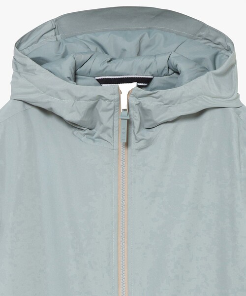 AIGLE(エーグル)の「【RainPack Warm】透湿防水 レインパックウォーム ロングジャケット(ダウンジャケット/コート・レディース・ブラック/アイボリー/ブルーグレー/モスグリーン/ダークネイビー・M/S/L)」の12枚目の写真