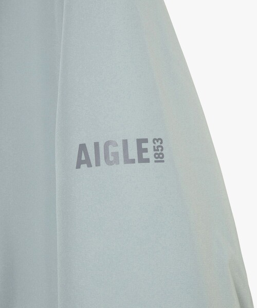 AIGLE(エーグル)の「【RainPack Warm】透湿防水 レインパックウォーム ロングジャケット(ダウンジャケット/コート・レディース・ブラック/アイボリー/ブルーグレー/モスグリーン/ダークネイビー・M/S/L)」の18枚目の写真